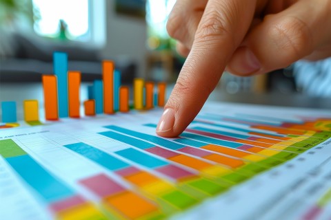 Finger auf Statistik